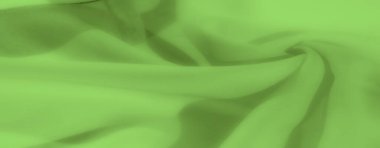 Yumuşak, organik katmanlarda katlanmış yeşil kumaş bulanıklığı pürüzsüz dokusundan zarafet yayıyor. Kibar kıvrımlar ve sakin renkler rahatlatıcı bir görsel etki sağlar..