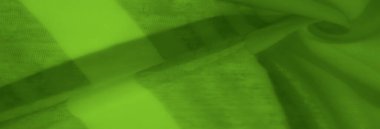 Yumuşak katmanlı yeşil kumaş bulanıklığı, narin dokusunu ve doğal kıvrımlarını yakalıyor. Şeffaf malzeme zarif bir cazibeyle pürüzsüz, akışkan bir etki yaratır..