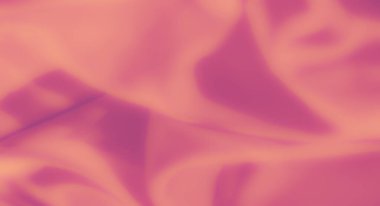 Yumuşak eğimlerde bulanık şeftali ve pembe kumaş kıvrımları, yaratıcı arka planlar ve şık projeler için mükemmel pürüzsüz ve sanatsal bir tasarım sergiliyor..