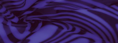 Koyu mor kumaşlı bulanık kumaş ve kavisli siyah çizgili aksanlar. Pürüzsüz ve sofistike bir tasarım gerçeküstü, çağdaş bir estetik ekliyor..