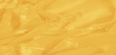 Görüntü. Zarif çiçekli ve geometrik desenli canlı sarı bir kumaş. Karmaşık detaylar sergiliyor. Zarafet ve cazibe katan ışıltılı bir dokusu var..