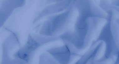 Yumuşak geçişler ve soyut dalgalanmalarla mavi kumaşın bulanık görüntüsü. Dokulu yüzey ve gölge oyunu derinlik ekler, modern ve rahatlatıcı arka planlar için idealdir.