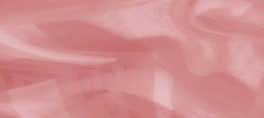 Pembe parlak kumaşın bulanıklığı, pürüzsüz ve kademeli kıvrımları, yumuşak ışığı yansıtıyor zarafet ve inceliği her virajda yansıtıyor..
