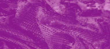Karmaşık desenleri ve hassas ağ dokuları olan yumuşak mor dantelli bulanıklık, tekstil ve sanatsal uygulamalar için lüks ve zarif bir his yaratıyor..