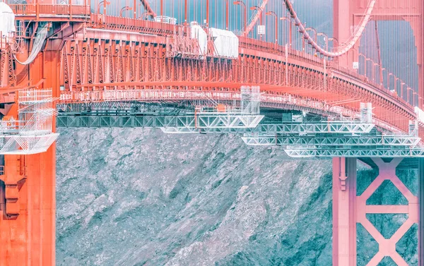 Вид Мост Голден Гейт Городе Сан Франциско Штат Калифорния Сша — стоковое фото