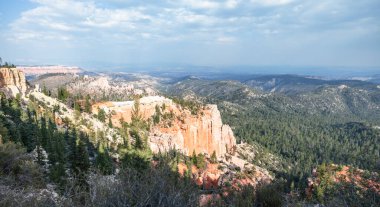 Bryce Canyon Ulusal Parkı Utah ABD, güzel doğal manzara, konsept, turizm, seyahat simgesi