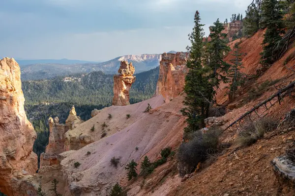 Bryce Canyon Ulusal Parkı Utah ABD, güzel doğal manzara, konsept, turizm, seyahat simgesi