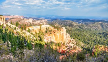 Bryce Canyon Ulusal Parkı Utah ABD, güzel doğal manzara, konsept, turizm, seyahat simgesi