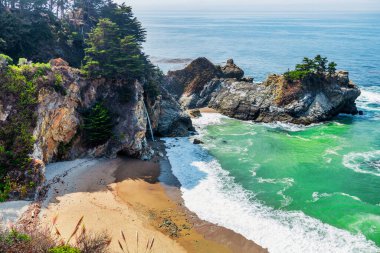 Bixby Köprüsü, 1. Otoyol Big Sur - California, ABD Seyahat Konsepti