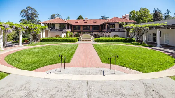 stock image Villa Montalvo, Arts Center, Saratoga, California USA