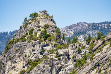 Yosemite Ulusal Parkı manzarası, Kaliforniya, ABD