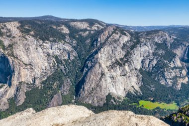 Taft point lookout, Yosemite national park, California. clipart