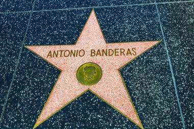 Los Angeles, ABD, Clifornia - 14 Ağustos 2024, Hollywood yıldızı Los Angeles, ABD, Antonio Banderas