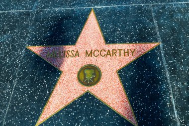 Los Angeles, ABD, Clifornia - 14 Ağustos 2024, Los Angeles Ünlüler Yolu 'nun Hollywood yıldızı, Melissa McCarthy