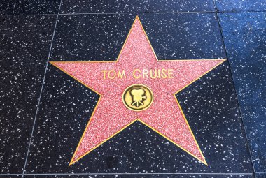 Los Angeles, ABD, Clifornia - 14 Ağustos 2024, Los Angeles Ünlüler Yolu 'ndaki Hollywood yıldızı, Tom Cruise