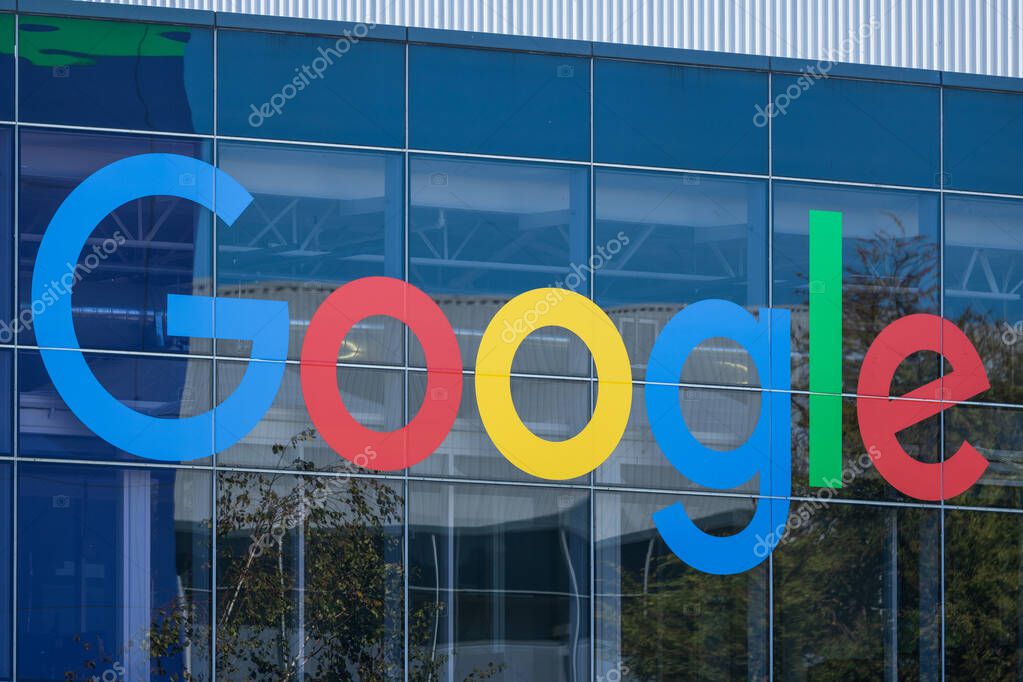 Google headquarters in Mountain View, California, USA - 29 september, 2024. Google LLC is an American multinational technology company.