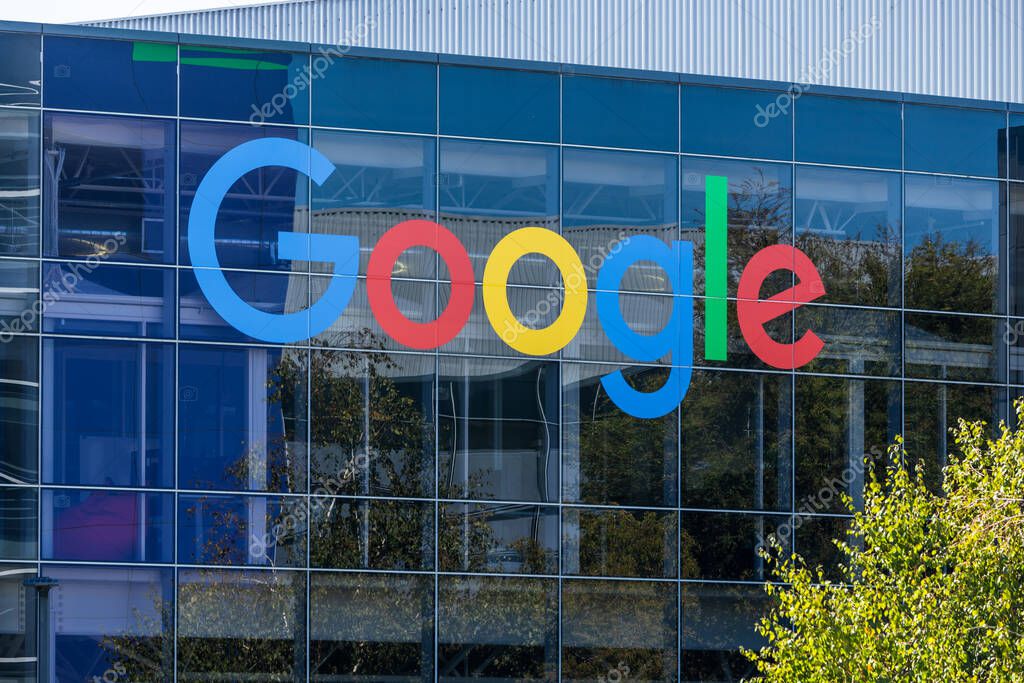 Google headquarters in Mountain View, California, USA - 29 september, 2024. Google LLC is an American multinational technology company.