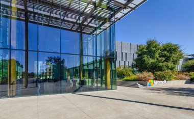 Mountain View, Kaliforniya ABD - 5 Ekim 2024, Microsoft Silikon Vadisi Kampüsü 1045 Avenida Caddesi, Mountain View, Silikon Vadisi, San Francisco Körfezi Bölgesi.