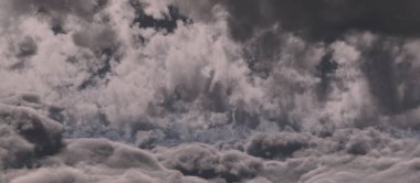 Gece 3D bulutlar gökyüzü arkaplanı oluşturuldu