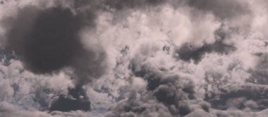 Gece 3D bulutlar gökyüzü arkaplanı oluşturuldu