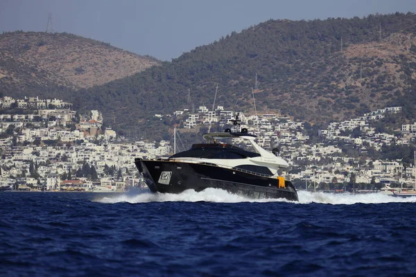 Bodrum Turkey November 2022 Luxury Boats Cruise Aegean Sea Weekend Stock Image