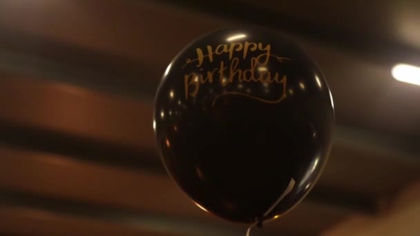 Ballon Anniversaire Gros Plan — Video