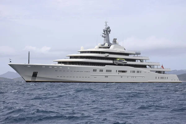 Bodrum Turkey April 2023 Giant Superyacht Eclipse Owned Russian Businessman Stock Image