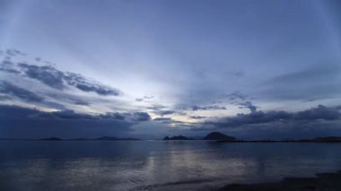 Deniz kenti Turgutreis ve muhteşem gün batımları. Bodrum, Türkiye.