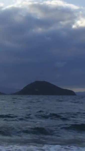 Deniz Kenti Turgutreis Muhteşem Gün Batımları Bodrum Hindi Sosyal Medya — Stok video