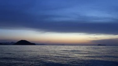  Deniz kenti Turgutreis ve muhteşem gün batımları. Bodrum, Türkiye.