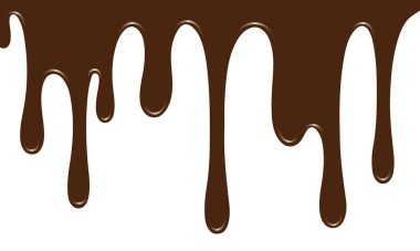 Beyaz arka planda çikolata damlıyor, lezzetli ve ağız sulandırıcı bir etki yaratıyor. Tatlı ya da tatlı reklamları için ideal.