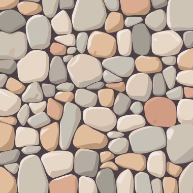 Taş duvar dokusu, gri kaldırım taşı yüzeyi, doğal duvar altyapısı, soyut taş tasarımı.