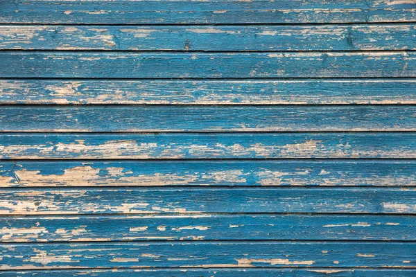 Houten Achtergrond Van Blauwe Witte Kleuren Van Vier Horizontale Plank — Stockfoto