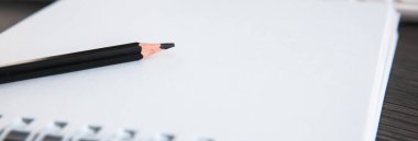 Klavyeli not defterine kalem.