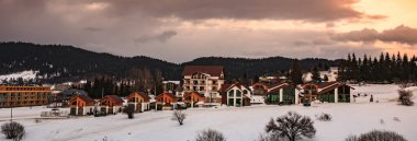 Kışın Mountai ile ev