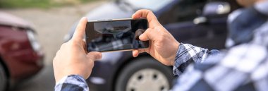 Stree 'de erkek el telefonu kazası.