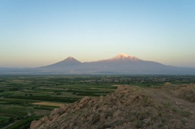 İncil 'deki güzel dağ manzarası, doğal konsept.