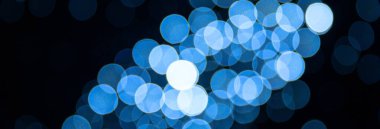 mavi bokeh soyut ışık arkaplanı