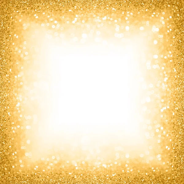 Elegante Gouden Witte Glitter Schitteren Achtergrond Fancy Happy Birthday Party — Stockfoto