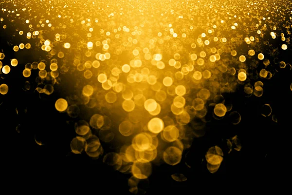 Φανταχτερό Χρυσό Μαύρο Glitter Λάμψη Φόντο Glam Happy Birthday Πρόσκληση — Φωτογραφία Αρχείου