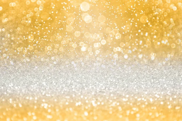 Fancy Gold White Silver Glitter Sparkle Background Birthday Party Invitation — Stock Photo, Image
