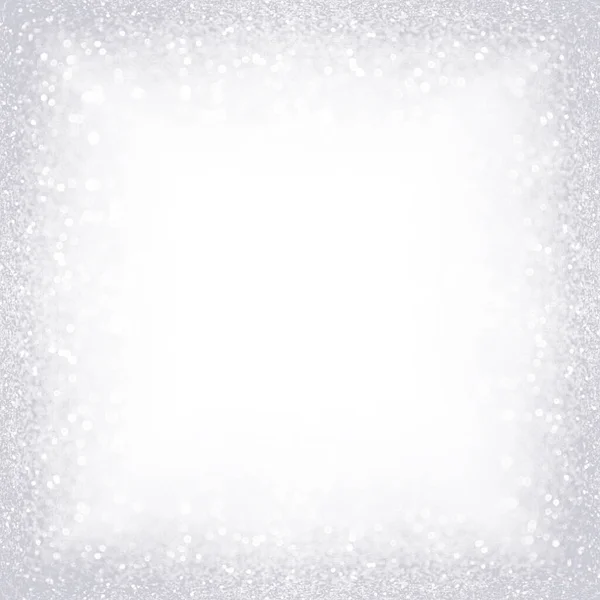 White Silver Glitter Sparkle Confetti Background Birthday Party Invite Celebrate — Stock Photo, Image