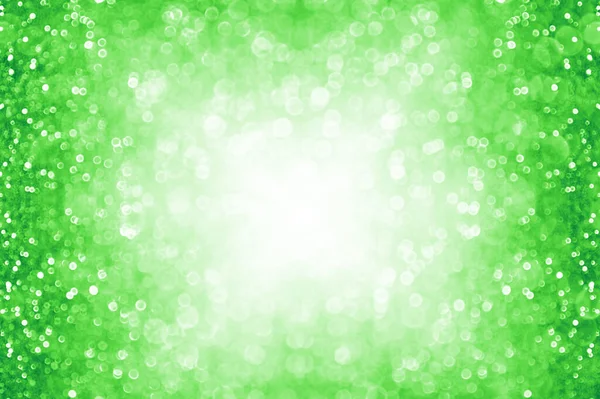 Abstract Emerald Green White Glitter Sparkle Confetti Background Happy Birthday — 스톡 사진