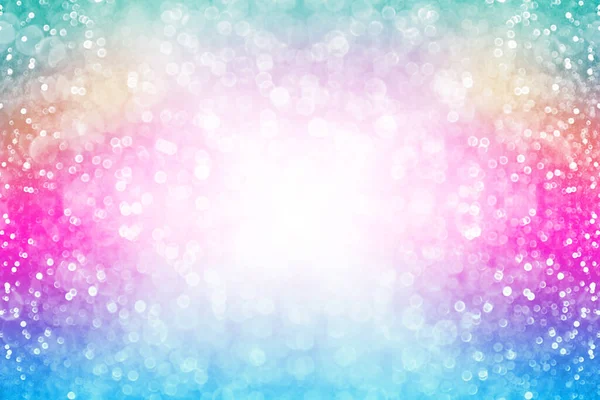 Fun Rainbow Color Glitter Sparkle Confetti Background Happy Birthday Party — Stock Photo, Image