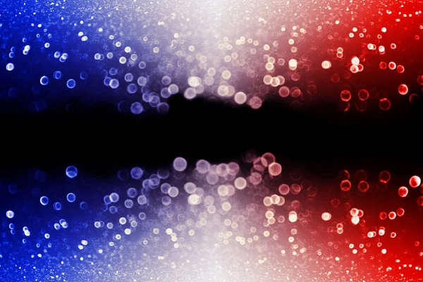 Patriotic Red White Blue Glitter Sparkle Confetti Background July 4Th — ストック写真