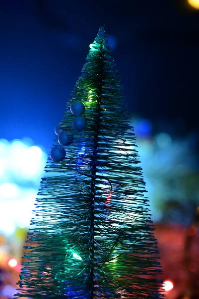 Decoración Navidad Con Árbol — Foto de Stock