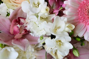 Güzel çiçek kompozisyonu, kapat.