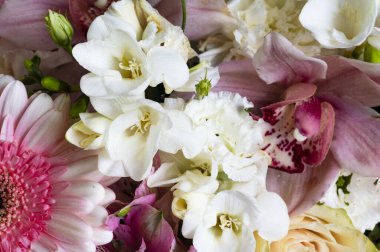 beautiful floral composition, bouquet,  close up