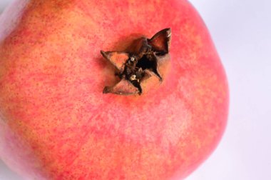 close-up of fresh ripe pomegranate 