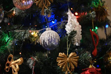 Noel süslemeleri, yeni yıl, Noel ağacı.